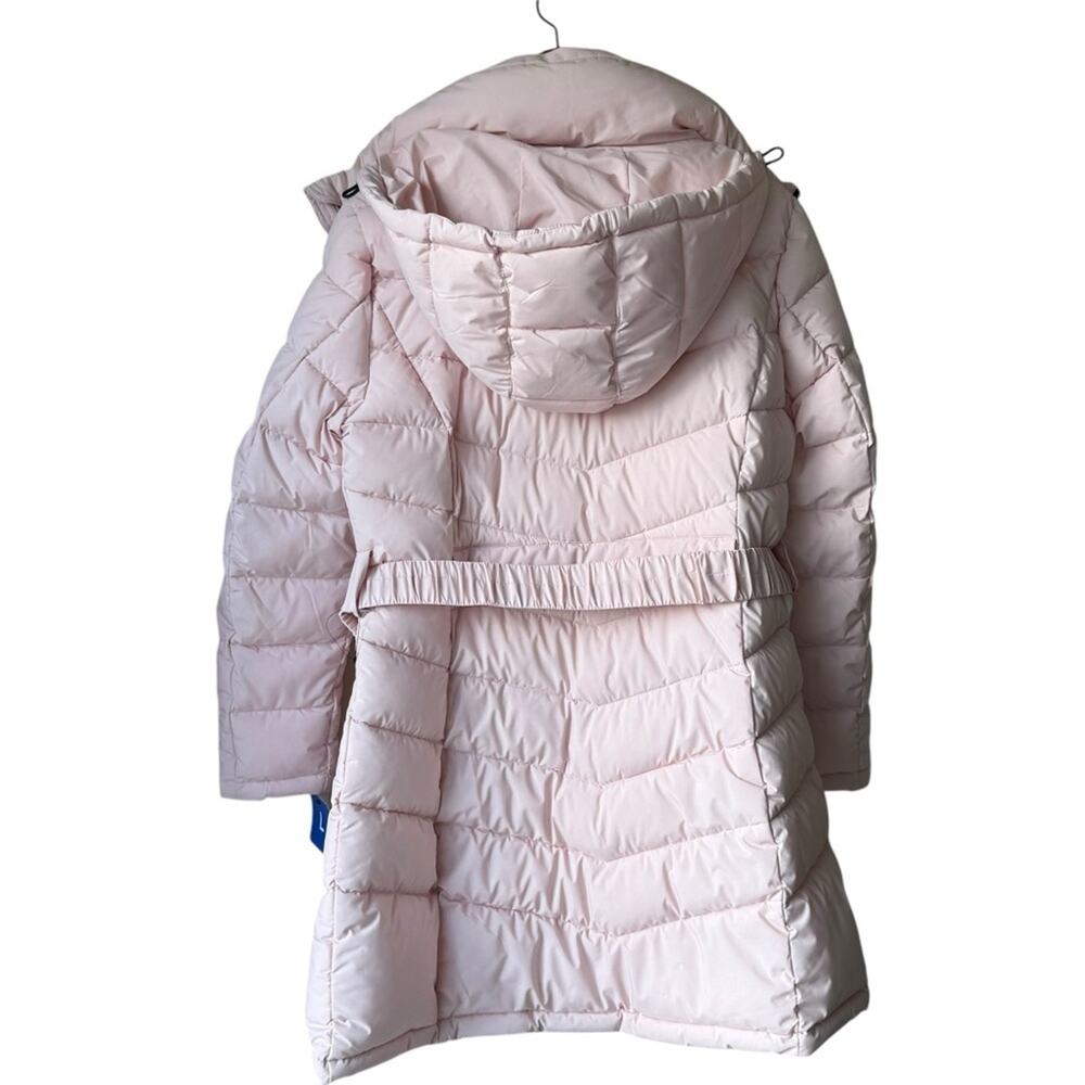 Tommy Hilfiger Women's Heavy Weight Belted Puffer With Silver Hardware Large NWT - Picture 3 of 7